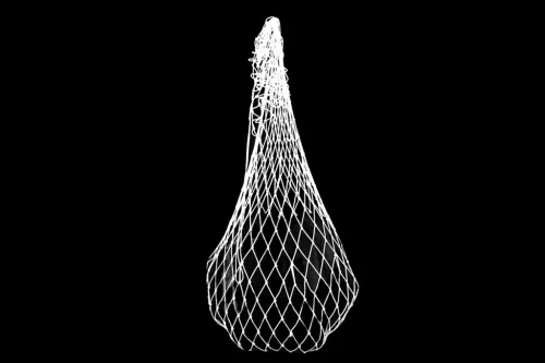 KÉZIKÖTÉSŰ ZSÁKOS HALTARTÓ 120CM. FEHÉR