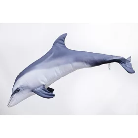 PILLOW THE BOTTLENOSE DOLPHIN - GREY 55CM
