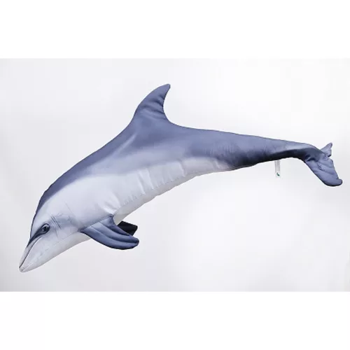 HALASPÁRNA  PALACKORÚ DELFIN - SZÜRKE 55CM