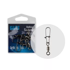 KOOS ROLLING FORGÓ WITH NICE SNAP 3/0 5PCS/BAG