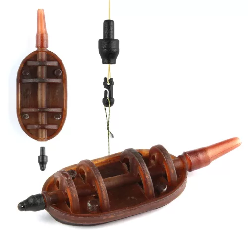 Method Flat feeder kosár L 80g