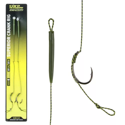 CRANK hook rig  pontyozó előke 6-os méret 2db/cs
