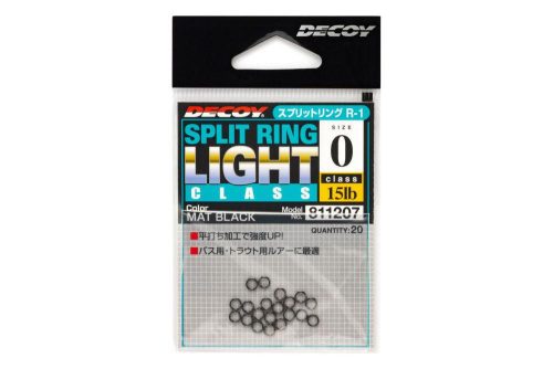 KULCSKARIKA SPLIT RING DECOY R-1 LIGHT CLASS BLACK 0 15lbs
