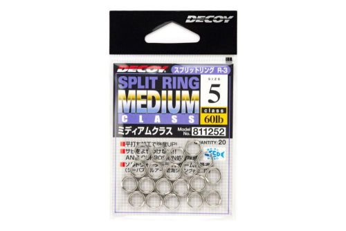 KULCSKARIKA SPLIT RING DECOY R-3 MEDIUM CLASS SILVER 4 50lbs