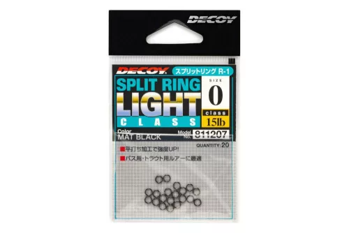 KULCSKARIKA SPLIT RING DECOY R-1 LIGHT CLASS BLACK 00 12lbs