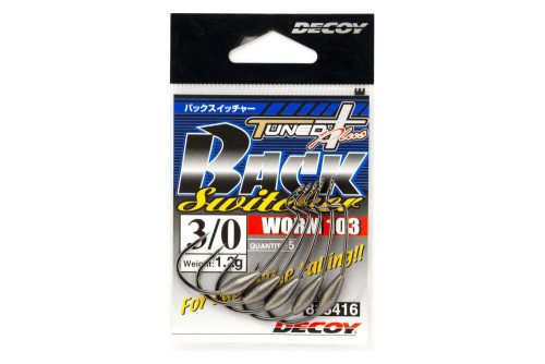 OFFSET HOROG SÚLYOZOTT DECOY WORM 103 BACK SWICHER #4/0 1.5gr