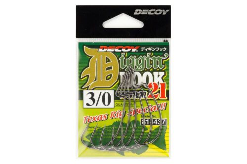 OFFSET HOROG DECOY WORM 21 DIGGIN HOOK 4/0