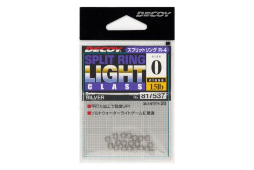 KULCSKARIKA SPLIT RING DECOY R-4 LIGHT CLASS SILVER 0 15lbs
