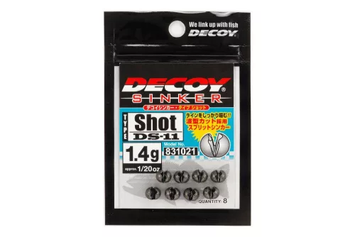 ÓLOM DECOY DS-11 SINKER TYPE SHOT 0.9gr