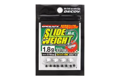 ÓLOM OFFSET DECOY DS-12 SLIDE WEIGHT 2.5gr