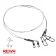 Reiva Fluorocarbon előke 2/cs 30cm/0,45mm