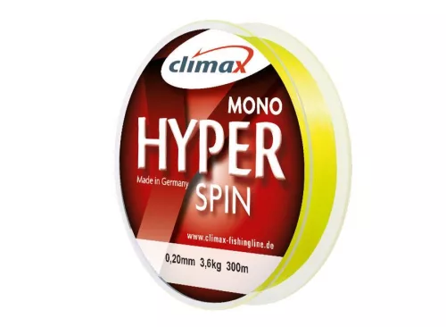 CLIMAX HYPER SPINNING FLUO YELLOW 150m 0.25mm