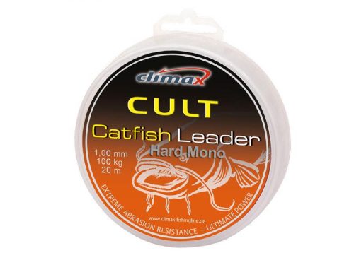 CLIMAX CULT CATFISH HARD MONO LEADER 50m 1.05mm 80kg
