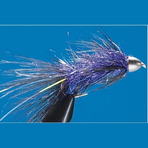 Traun River Cone Head Lightning Bugger, purple #4 54-0458