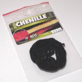 Hends Chenille 2mm 20 Black
