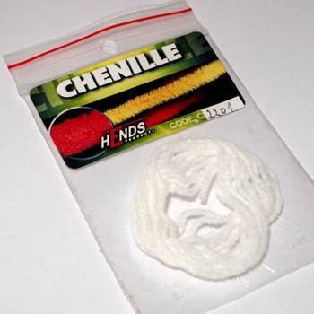 Hends Chenille 2mm 01 White