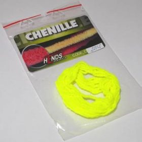 Hends Chenille 2mm 02 Yellow Fluo