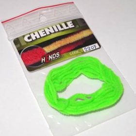 Hends Chenille 2mm 07 Green Fluo