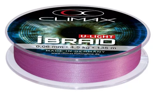 CLIMAX iBRAID U-LIGHT FLUO PURPLE 135m 0.06mm 4.5kg