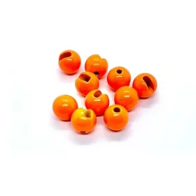 Hanák Tungsten Beads Slotted 3mm Fluo+Orange