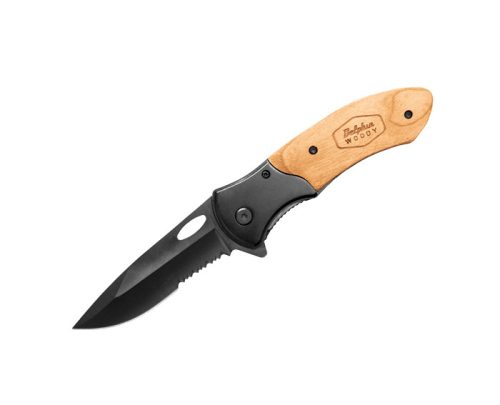 Zsebkés Delphin WOODY 8,5cm pengével