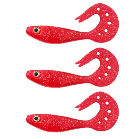 Twister Shad Nevis  3db/cs (Japanese Red)