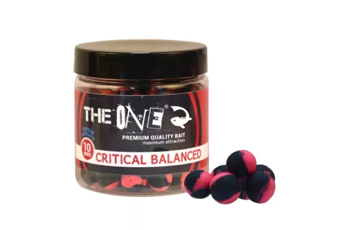 THE ONE CRITICAL BALANCED HOOKBAIT STRAWBERRY&MUSSEL 10 MM BLACK - PINK 50 GR