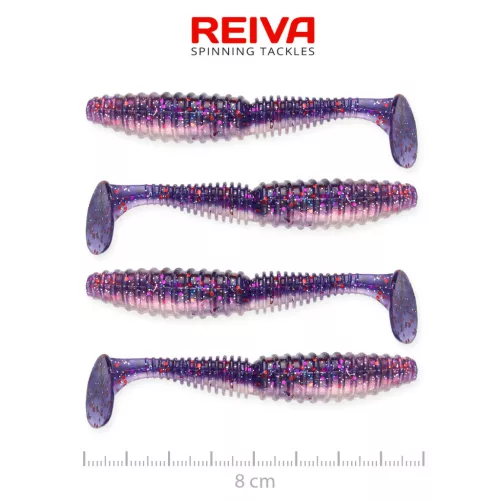 Zander Power Shad 8cm 4db/cs (Purple Pearl)