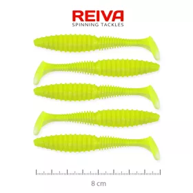 Zander Power Shad 8cm 5db/cs (Flash Lemonade)