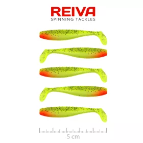 Flat Minnow Shad 5cm 5db/cs (Watermelon)