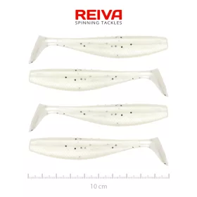Flat Minnow Shad 10cm 4db/cs (Pearl Dot)