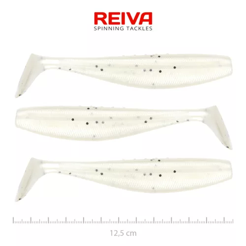Flat Minnow shad 12,5cm 3db/cs (Pearl Dot)