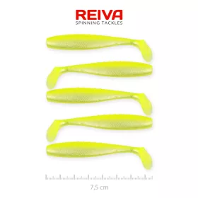 Flat Minnow shad 7,5cm 5db/cs (Flash Lemonade)