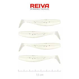 Flat Minnow shad 7,5cm 4db/cs (Pearl Dot)