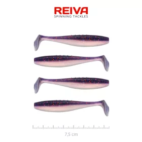 Flat Minnow shad 7,5cm 4db/cs (Purple Pearl)