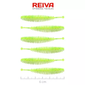 Tiny Worm 6cm 6db/cs (Flash Chartreuse)