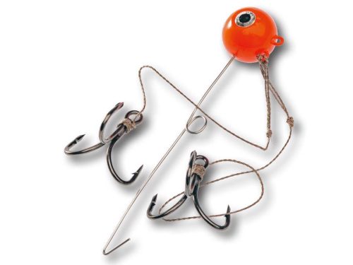 CLIMAX CULT CATFISH RIG JIG DEADBAIT 190gr Ancora 4/0 Red