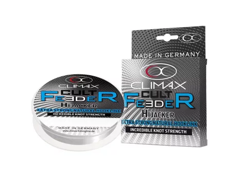 CLIMAX CULT FEEDER HIJACKER NATURAL HOOKLINK 25m 0.28mm