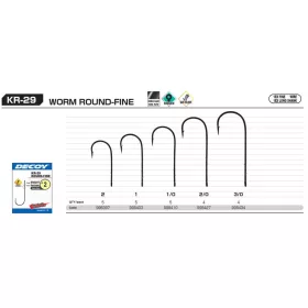 HOROG DECOY WORM KR-29 ROUND FINE 2