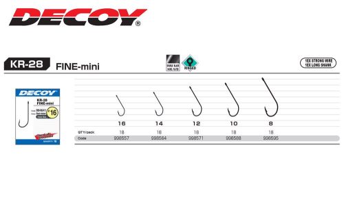 HOROG DECOY WORM KR-28 FINE MINI 8
