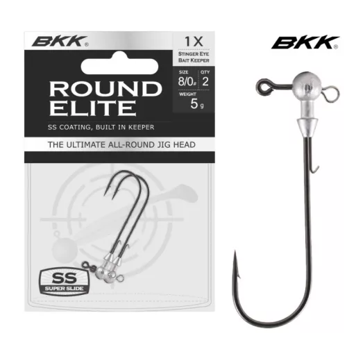 BKK Round Elite - Stinger Eye Bait Keeper  30g - 12/0#