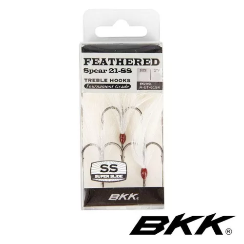 BKK FEATHERED SPEAR-21 SS  6#  3db/csomag  White