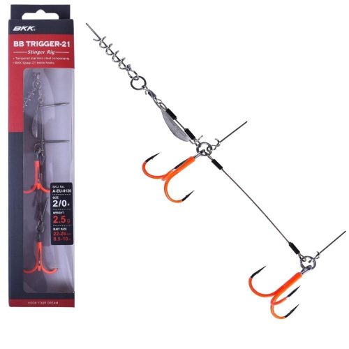 BB TRIGGER-21 UVO (Stinger Rig)  3/0#  1db/csomag