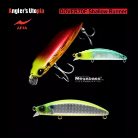 APIA DOVER 70F SHALLOW RUNNER 70mm 8.5gr 12 LGH-Chart Back