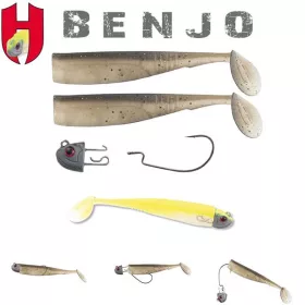 COMBO HOROG BENJO SHAD 3" 7.5cm CHARTREUSE IMPACT