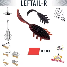 LEFTAIL-R 1.8" 4.5cm Hot Red
