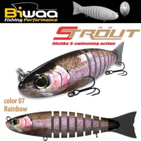 BIWAA STROUT 5.5" 14cm 29gr 07 Rainbow