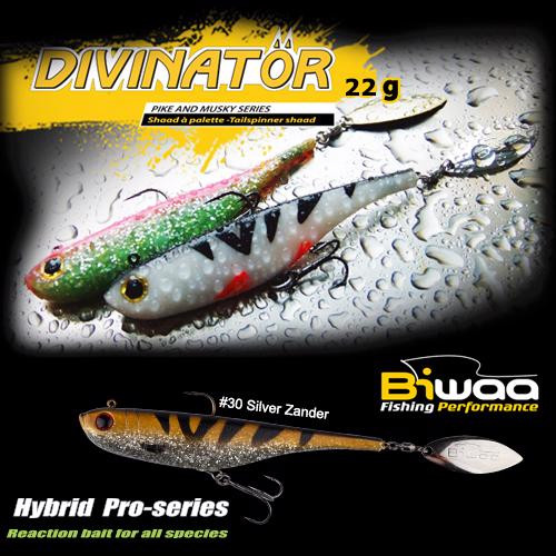 BIWAA DIVINATOR JUNIOR 14cm 22gr 30 Silver Zander
