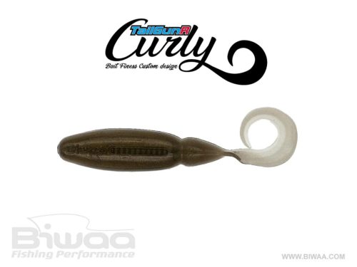 BIWAA TAILGUNR CURLY 3.5" 9cm 203 Bronze Ayu
