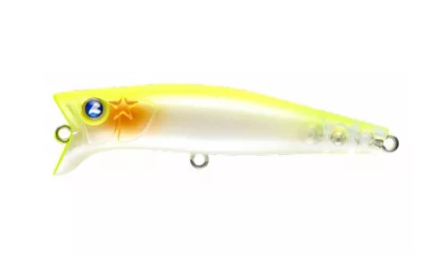 BLUEBLUE GABOZ 65 65mm 6gr #24 Chartreuse Back-Transparent Pearl
